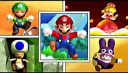 All Character's Death Animations In New Super Mario Bros U Deluxe