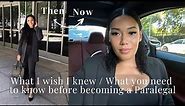 What you need to know before becoming a Paralegal | What I wish I knew + Paralegal Advice | CrysHurt