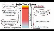 Energy 101 - 5.3 Energy Quality