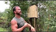 How To Build an Inexpensive Box Blind - Easy Shooting House! Deer Season Prep!