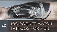 100 Pocket Watch Tattoos For Men