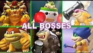 New Super Mario Bros U Deluxe All Bosses Fight (No Damage)