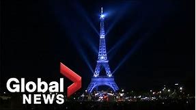 Eiffel Tower celebrates 130th anniversary with light show