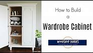 How to Build a DIY Armoire Wardrobe Storage Cabinet