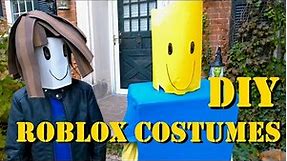 DIY Roblox Costume - Bacon Hair and Noob Halloween Costumes