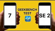 iPhone 7 vs iPhone SE 2 Geekbench Speed Test! (2023)