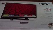 UNBOXING VIZIO E241i B1 24 Inch 1080p 60Hz Smart LED HDTV