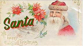 Depictions Of Santa Claus On Original Postcards From 1900-1940
