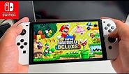 New Super Mario Bros. U Deluxe OLED Nintendo Switch Gameplay