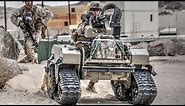US Marines Futuristic Combat Robots In Action