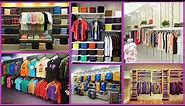 Cloth shop interior design.Cloth shop rack design.Cloth shop decoration idea. Cloth shop display.