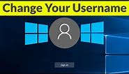 Change your Windows username with these simple steps