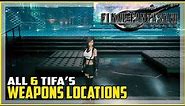 Final Fantasy 7 Remake All Tifa's Weapons Locations