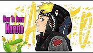 How To Draw Naruto Hypebeast step by step