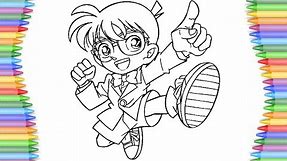 Detective Conan Coloring Pages | Coloring Conan Character Painting | Luta Coloring Channel | [NCS]
