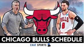 Chicago Bulls 2023-24 Schedule RELEASED