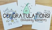 6 DIY Congratulations PUNS cards! | Doodle with Me