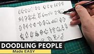 Learn How to Doodle Sketch People - Drawing Figures Made Easy