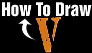 How To Draw The Vlone Logo | EASY