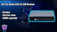 HP Pro-Desk 600 G2 DM Review and NVMe Upgrade