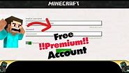 How I got a minecraft !!premium!! Account for free