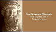 Plato's Republic book 4 | The Virtue of Justice | Philosophy Core Concepts