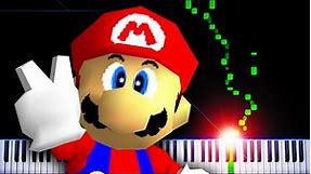 Slide (Rainbow Ride) (from Super Mario 64) - Piano Tutorial