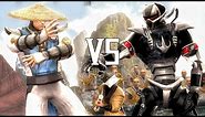 Mortal Kombat 9 - Raiden VS Cyber Smoke MKD