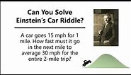 A Simple Riddle That Nearly Fooled Albert Einstein!