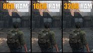 8GB vs 16GB vs 32GB RAM - Test in 7 Games - How much RAM is Enough in 2023?