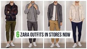 6 Zara Outfits in Stores Right Now | Men’s Fashion | Outfit Ideas