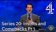 The greatest insults and comebacks from Series 20 Pt 1 | 8 Out of 10 Cats Does Countdown
