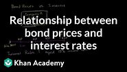 Relationship between bond prices and interest rates | Finance & Capital Markets | Khan Academy