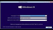 Windows 8 Installation and Configuration
