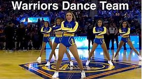 Warriors Dance Team (Golden State Warriors Dancers) - NBA Dancers - 4/2/2022 dance performance