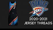 Oklahoma City Thunder Uniform Set 20-21 | NBA Jersey Threads