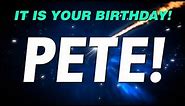 HAPPY BIRTHDAY PETE! This is your gift.