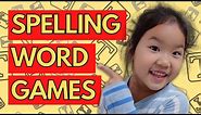 GAMESCHOOLING Language Arts | Fun SPELLING practice GAMES for Kids - 7 Ways To Play