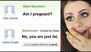 DUMBEST YAHOO QUESTIONS AND ANSWERS