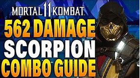 Mortal Kombat 11 Scorpion Combos - MK11 Scorpion Combo Tutorial - Daryus P