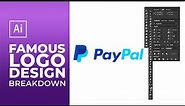 How To Design PAYPAL LOGO | Famous Logo Design Breakdown | Adobe Illustrator Tutorial