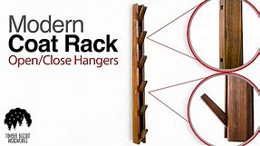 Modern Coat Rack | How to Build