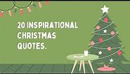 20 Inspirational Christmas Quotes to Brighten Your Holiday Season