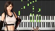 Final Fantasy 7 - Tifa's Theme (Piano Tutorial Lesson)