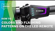 How To | LED Remote colors and flashing patterns explained | The smart System