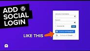 How To Add a Social Login To WordPress (The Easy Way!)