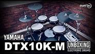 Yamaha DTX10K-M electronic drums unboxing & playing by drum-tec