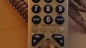 Phillips CL035A universal remote programming.