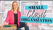 Small Closet Organization - How create more storage and keep it tidy!
