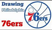 How to draw the logo of Philadelphia 76ers